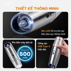 Máy xay tiêu muối GKÖCH KYMQ-57A cảm ứng sạc Type-C
