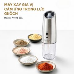 Máy xay tiêu muối GKÖCH KYMQ-57A cảm ứng sạc Type-C