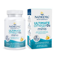 Viên Uống Bổ Não, Tăng Cường Tim Mạch Nordic Naturals Ultimate Omega + D3 – 1120mg 60 vien