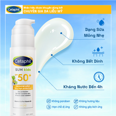 Sữa Chống Nắng Cetaphil Sun Kids SPF 50+ Dành Cho Bé