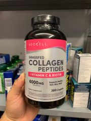 Viên uống NEOCELL Grassfed Collagen Peptides Vitamin C và Biotin 360 viên từ Mỹ