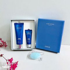 Sữa Rửa Mặt Giảm Mụn Ohui Clinic Science Deep Medi Cleansing Foam 120ml + 40ml - Kiểm Soát Bã Nhờn, Làm Sạch Da Mụn, Tặng Tuýp Mini