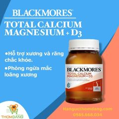 Viên Uống Bổ Sung Canxi & Magie + D3 Blackmores 200 Viên - Hỗ Trợ Xương Khớp Chắc Khỏe, Cao Cấp Từ Úc 721944