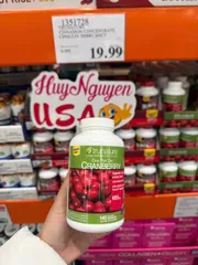 Viên Hỗ Trợ Đường Tiết Niệu Trunature Cranberry 650mg - Hỗ Trợ Sức Khỏe Tiết Niệu, Giảm Nguy Cơ Nhiễm Trùng - Hộp 140 Viên Nhập Mỹ