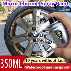 Sơn Bạc Mạ Crom Sơn Xịt Mạ Chrome Sáng Bóng 350ml - Chai Sơn Mạ Siêu Bóng-Sơn xe/