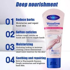 Kem Dưỡng Da Tay Vaseline Dưỡng Ẩm Chốngg Lãoo Hóaa Và Làm Trắng Da 60g Giúp Chăm Sóc Làm Mềm Mịn Da Tay