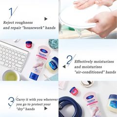 Kem Dưỡng Da Tay Vaseline Dưỡng Ẩm Chốngg Lãoo Hóaa Và Làm Trắng Da 60g Giúp Chăm Sóc Làm Mềm Mịn Da Tay