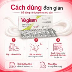 Viên Đặt Dưỡng Ẩm Vùng Kín Vagisan FeuchtCreme Cremolum 16 viên - Giảm Khô Rát Không Hormone