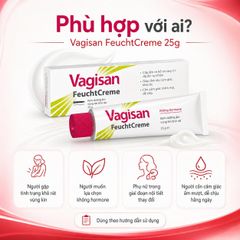 Kem Dưỡng Ẩm Vùng Kín Vagisan FeuchtCreme 25g - Giảm Khô Rát Không Hormone
