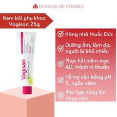 Vagisan FeuchtCreme 25g Kem Dưỡng Ẩm Vùng Kín Khô Rát Không Hormone Đức