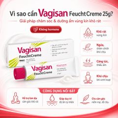Vagisan FeuchtCreme 25g Kem Dưỡng Ẩm Vùng Kín Khô Rát Không Hormone Đức