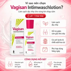 Vagisan Intimwaschlotion Dung Dịch Vệ Sinh Vùng Kín pH 5 Dịu Nhẹ Hằng Ngày