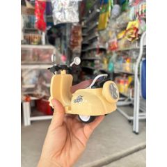 Xe vespa chạy bằng trớn có nhạc (Mô hình đồ chơi nhựa)