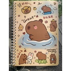 Sổ A5-60 trang capybara (còng)