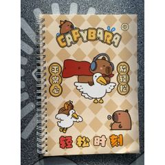 Sổ A5-60 trang capybara (còng)