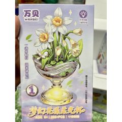 Bộ lắp ráp Ly Hoa có đèn DIY - đồ chơi trí tuệ