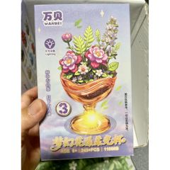 Bộ lắp ráp Ly Hoa có đèn DIY - đồ chơi trí tuệ