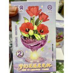 Bộ lắp ráp Ly Hoa có đèn DIY - đồ chơi trí tuệ