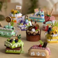 Bộ lắp ráp Hoa Nhựa DiY mẫu bánh kem cực ngọt ngào thú vị