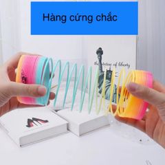 Đồ chơi nhựa Lò xo cầu vồng ma thuật size lớn