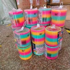 Đồ chơi nhựa Lò xo cầu vồng ma thuật size lớn