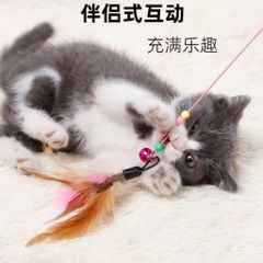 01 Cần câu mèo có lông giải trí cho mèo