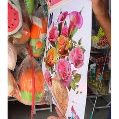 Hoa 3D dán trang trí decord nhà