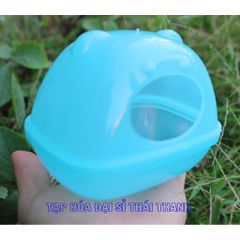 Nhà tắm - Nhà ngủ nhựa nhỏ cho hamster hình ếch