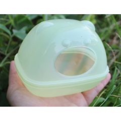 Nhà tắm - Nhà ngủ nhựa nhỏ cho hamster hình ếch