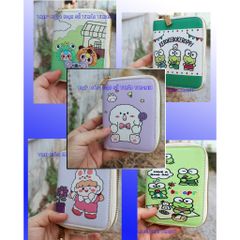 Bóp - ví đựng tiền mini nhiều ngăn hình Cartoon siêu đáng yêu