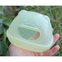 Nhà tắm - Nhà ngủ nhựa nhỏ cho hamster hình ếch