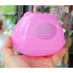 Nhà tắm - Nhà ngủ nhựa nhỏ cho hamster hình ếch
