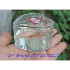 Slim - Slam trong suốt màu Pastel mềm dẻo hình TIM