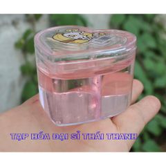 Slim - Slam trong suốt màu Pastel mềm dẻo hình TIM