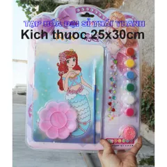 Sổ trang điểm công chúa có kèm màu