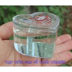 Slim - Slam trong suốt màu Pastel mềm dẻo hình TIM