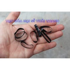 Dây thun buộc tóc màu đen sợi lớn