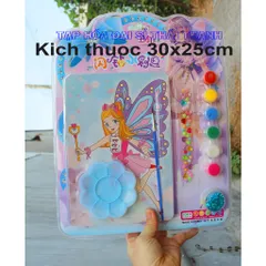 Sổ trang điểm công chúa có kèm màu