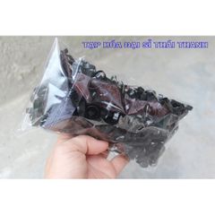 Dây thun buộc tóc màu đen sợi lớn