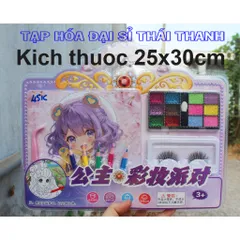 Sổ trang điểm công chúa kèm màu và phụ kiện