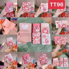 Ví - Bóp đựng tiền in hình gấu dâu cute