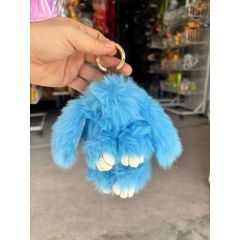 Móc khoá gấu bông màu Thỏ xanh dương