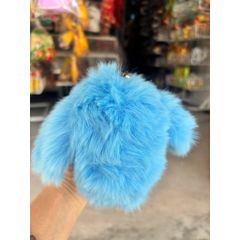 Móc khoá gấu bông màu Thỏ xanh dương