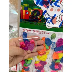 01 bịch bong bong nhí mini 5 cái bong bóng nhỏ đủ màu