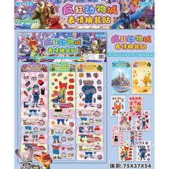 Sticker Cáo khờ khạo và Thỏ thông minh Zootopia có kèm nhíp