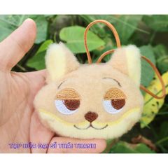 Móc khoá gấu bông Cáo Thỏ Zootopia