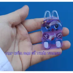 Slim slam mềm dẻo trong suốt hình thỏ