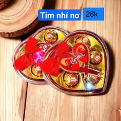 Socola Hình Tim quà tặng 14-2