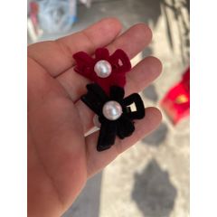 Kẹp tóc nơ nhung mini 4 cái