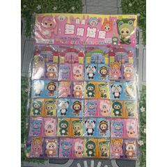 Vỉ dán trang phục và nội thất (20 túi) sticker Baby Three nhiều hình